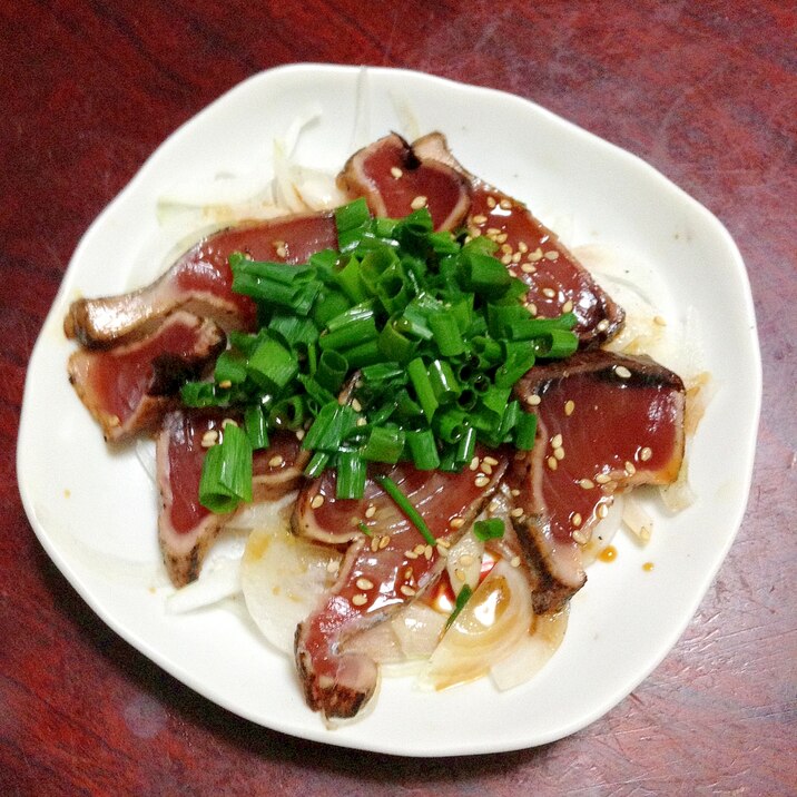 ごま油香る カツオのたたき 初夏の献立 レシピ 作り方 By とりあえず乾杯 楽天レシピ ごま油香る カツオのたたき 初夏の献立 レシピ 作り方 By とりあえず乾杯 楽天レシピ